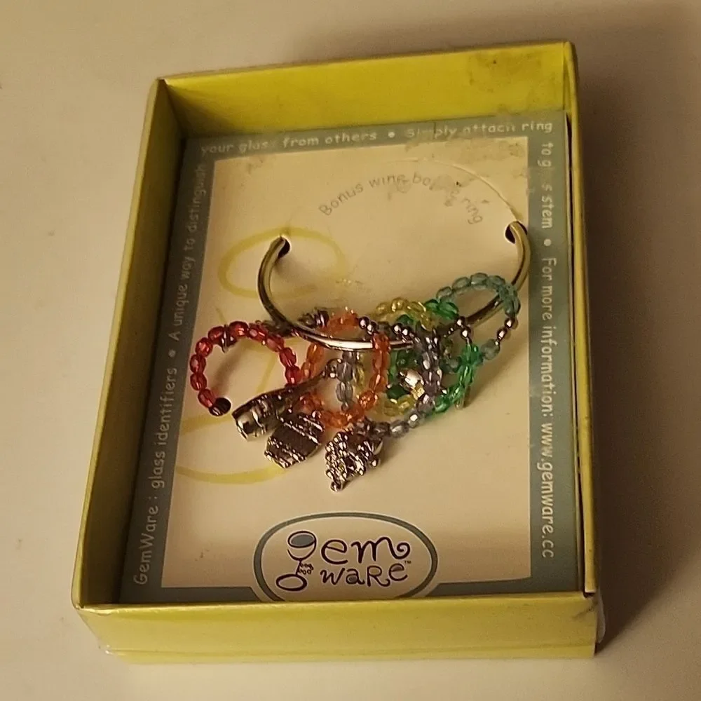 Gem Ware Wine Charms